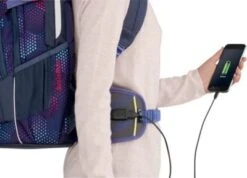 Coocazoo Hüftgurt TecCheck Mit Integriertem Power-Pack, Violet 5 Coocazoo Hüftgurt TecCheck Mit Integriertem Power-Pack, Violet -Coocazoo 13086921 03