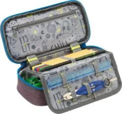 Coocazoo Etuibox PencilDenzel MixedMelange Blue Camou -Coocazoo 14785027 03