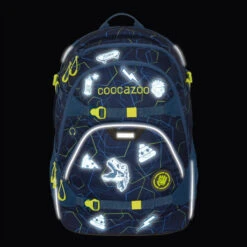 Coocazoo Aufkleber-Set "StickyRicky", Blau, Reflektierend Und Wasserfest, Selbstklebende Textilsticker -Coocazoo 49228