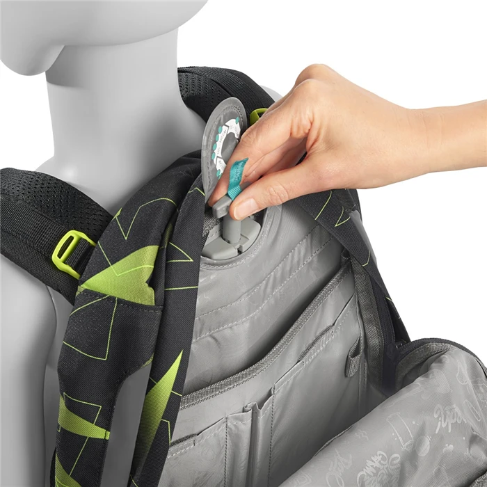 Schulrucksack Coocazoo JOKER, Lime Flash, AGR-Zertifikat 7 Schulrucksack Coocazoo JOKER, Lime Flash, AGR-Zertifikat – Bild 7