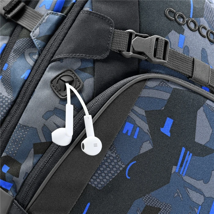 Schulrucksack Coocazoo MATE, Blue Craft, AGR-Zertifikat 3 Schulrucksack Coocazoo MATE, Blue Craft, AGR-Zertifikat – Bild 3