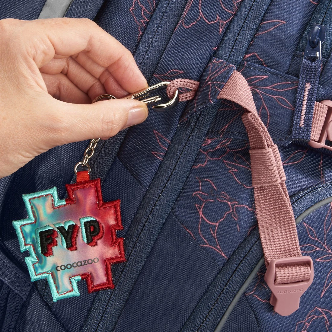 Schulrucksack Coocazoo PORTER, Sweet Rose, AGR-Zertifikat 7 Schulrucksack Coocazoo PORTER, Sweet Rose, AGR-Zertifikat – Bild 7