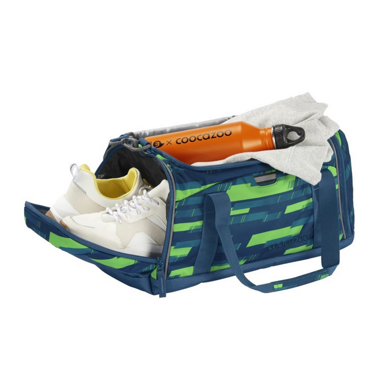 Coocazoo 211534 Sporttasche, Lime Stripe 2 Coocazoo 211534 Sporttasche, Lime Stripe – Bild 2